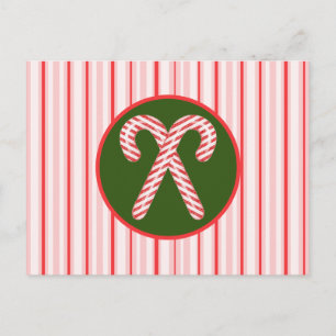 tarjeta de Navidad de menta