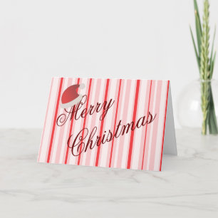 tarjeta de Navidad de menta