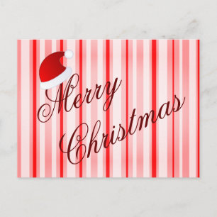 tarjeta de Navidad de menta navideña