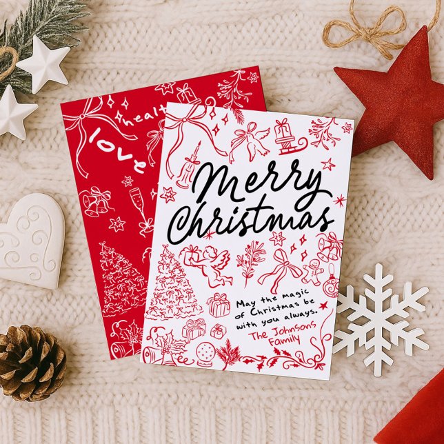 Tarjeta de navidad de merry caprichosa (Subido por el creador)