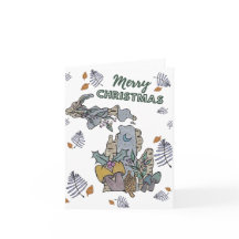 Tarjeta de Navidad de Michigan 