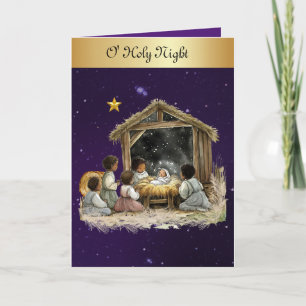 Tarjeta de Navidad de Noche Santa