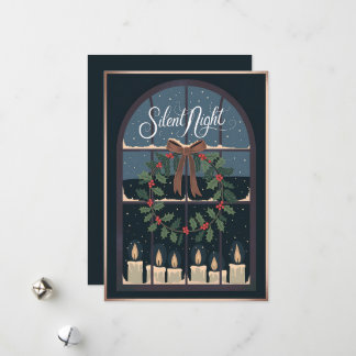 Tarjeta de Navidad de Noche Silenciosa