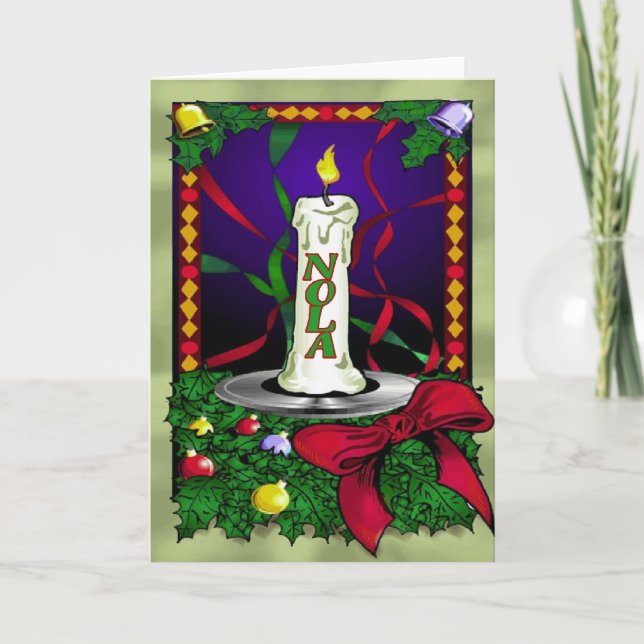 Tarjeta de Navidad de Nola (Anverso)