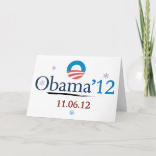 Tarjeta de Navidad de Obama 2012