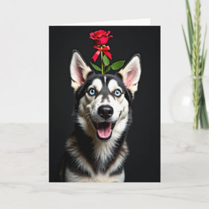 Tarjeta de Navidad de Ojos Azules