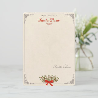 Tarjeta de Navidad de Papá Noel 🎅