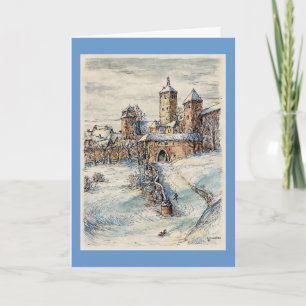 Tarjeta de Navidad de Paul McGehee "Rothenburg"