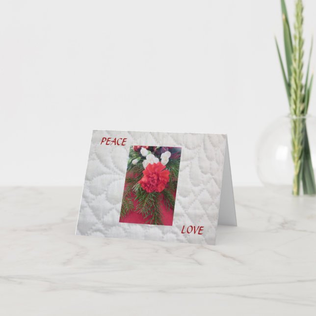 Tarjeta de Navidad de Paz 2 (Anverso)