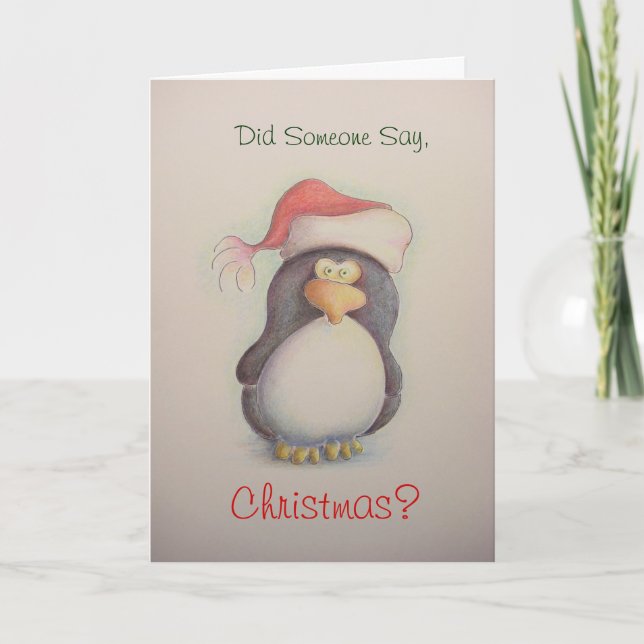 Tarjeta de Navidad de Penquin 2011 (Anverso)