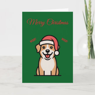 Tarjeta de Navidad de Perro