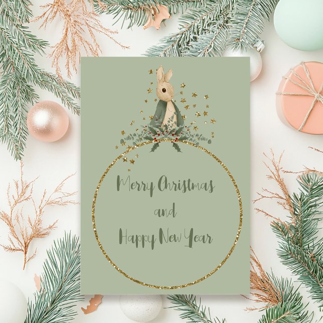 Tarjeta de Navidad de Peter Rabbit (Subido por el creador)