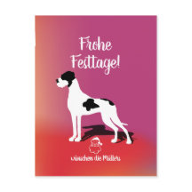 Tarjeta de Navidad de Plattendogge