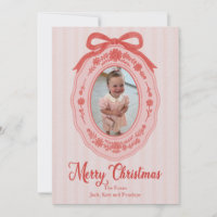 Tarjeta de Navidad de porcelana italiana con acuar