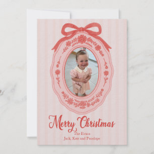 Tarjeta de Navidad de porcelana italiana con acuar