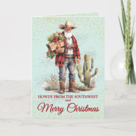 Tarjeta de Navidad de Postre del Suroeste