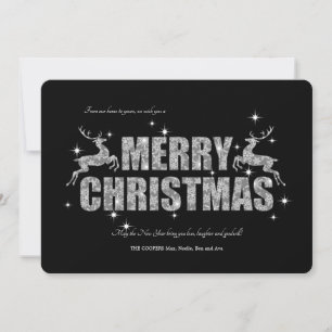 Tarjeta de Navidad de Reno Ciervo