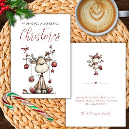 Tarjeta de Navidad de Renoide Caprichoso