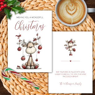 Tarjeta de Navidad de Renoide Caprichoso