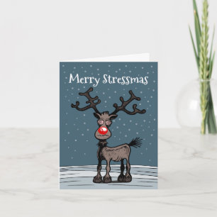 Tarjeta de Navidad de Rudolph