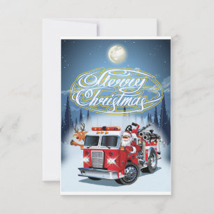 tarjeta de Navidad de saludo