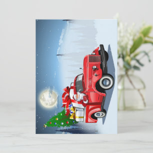Tarjeta de Navidad de saludo