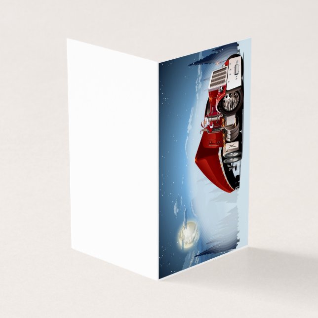 Tarjeta de Navidad de salutación (Exterior)