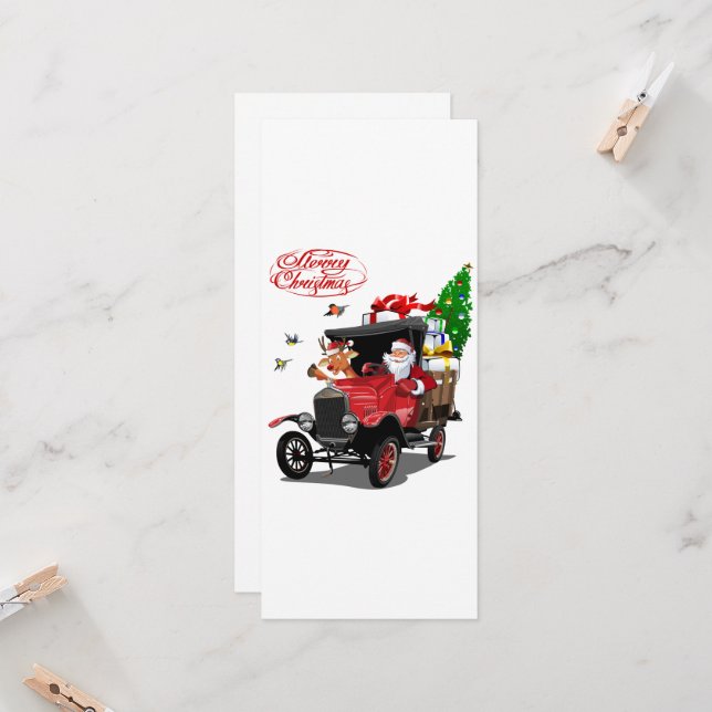Tarjeta de Navidad de salutación (Anverso/Reverso In Situ)