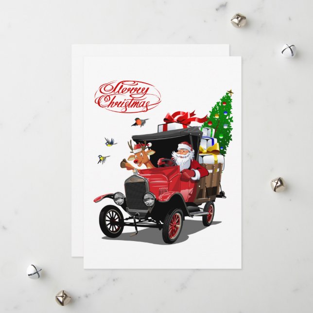 Tarjeta de Navidad de salutación (Anverso/Reverso In Situ)