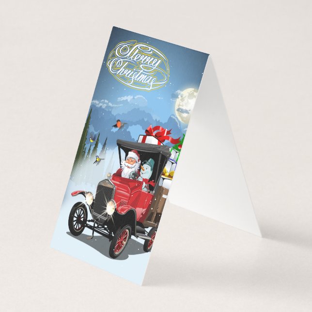 Tarjeta de Navidad de salutación (Reverso)