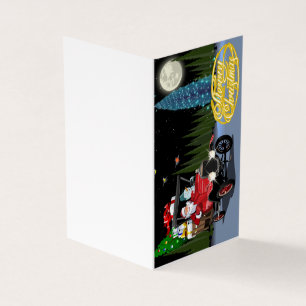 Tarjeta de Navidad de salutación