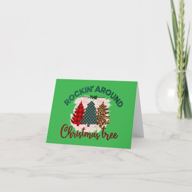 Tarjeta de Navidad de salutaciones de temporada (Anverso)