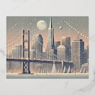 Tarjeta de Navidad de San Francisco Puente Golde
