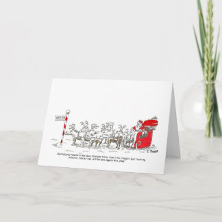 Tarjeta de Navidad de Santa