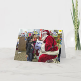 Tarjeta de Navidad de Santa