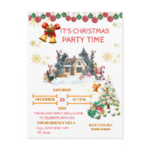 Tarjeta de Navidad de Santa Acogedor