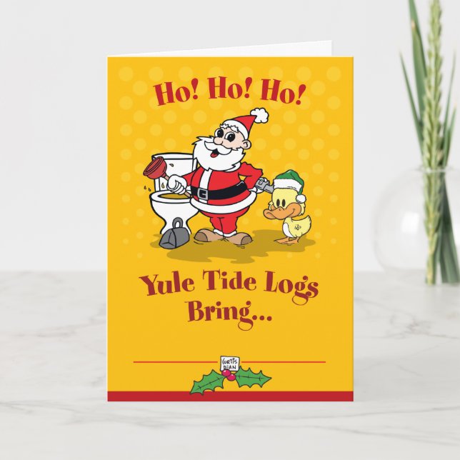 Tarjeta de Navidad de Santa cb108 (Anverso)