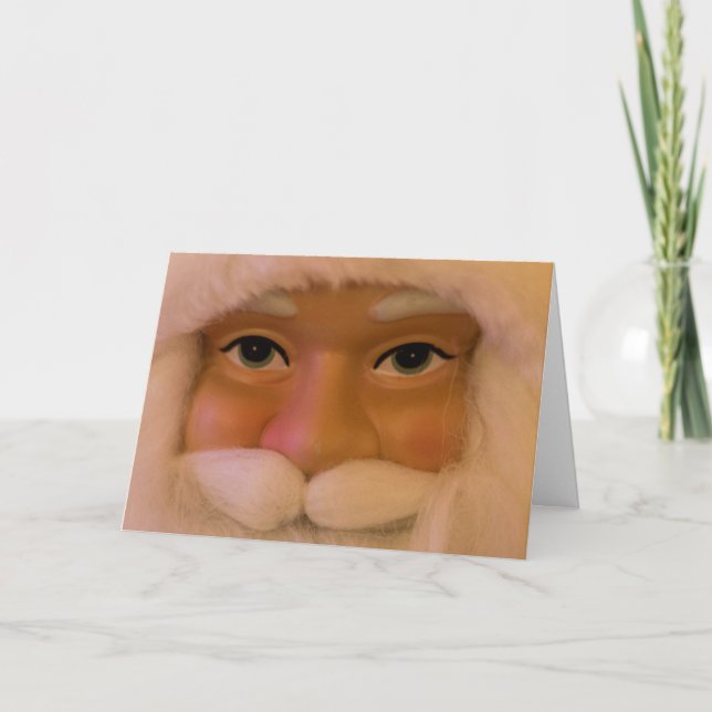 Tarjeta de Navidad de Santa Claus (Anverso)