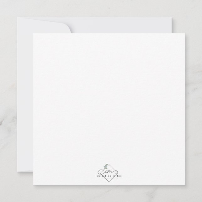 Tarjeta de Navidad de Santa el Domador de Dragones (Reverso)