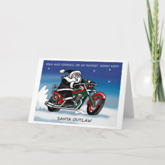 Tarjeta de Navidad de Santa Outlaw©