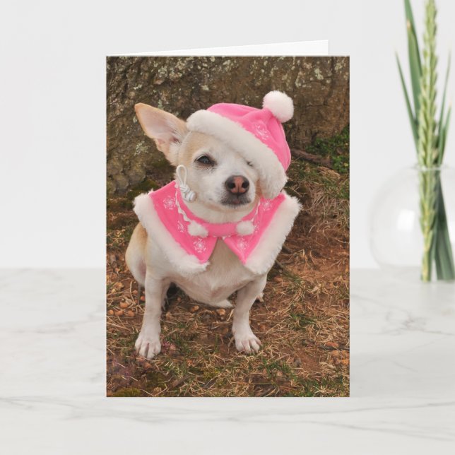 Tarjeta de Navidad de señora Claus (Anverso)