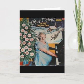 Tarjeta de Navidad de señora Mills