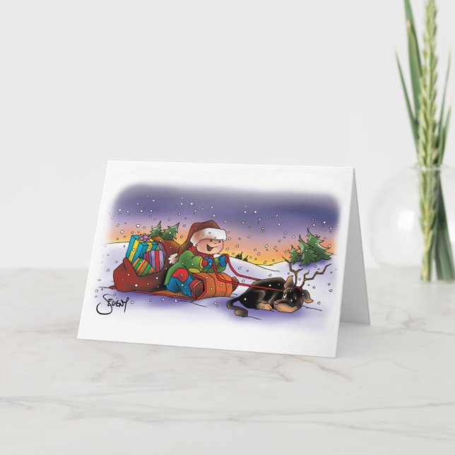 Tarjeta de Navidad de Sevigny_Cute (Anverso)