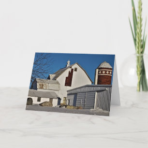 Tarjeta de Navidad de "Shady Oak Farm"