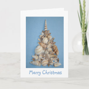 Tarjeta de Navidad de Shell del mar