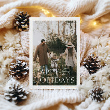 Tarjeta de Navidad de Simplicidad Fotográfica