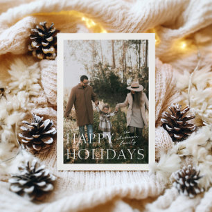 Tarjeta de Navidad de Simplicidad Fotográfica