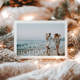 Tarjeta de Navidad de Simplicidad Fotográfica