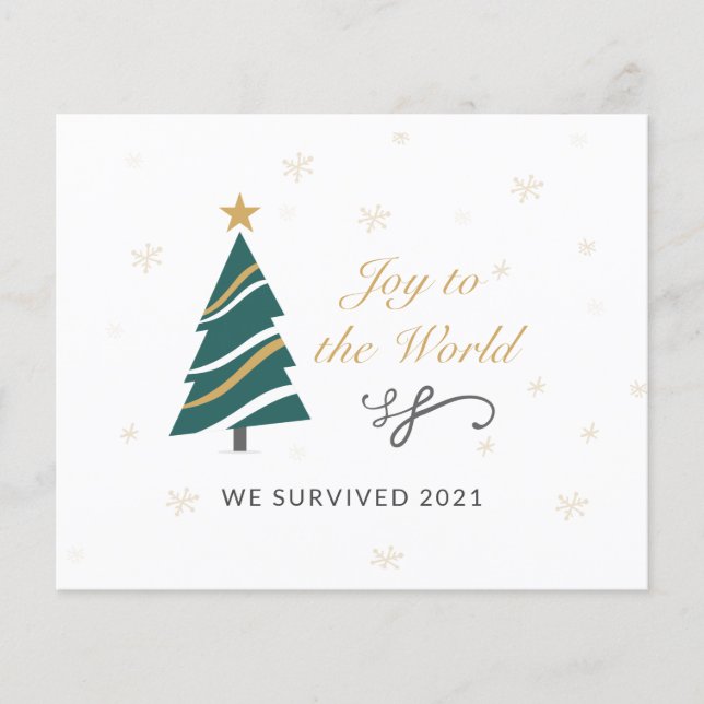 Tarjeta de Navidad de Supervivencia Corporativa 20 (Anverso)
