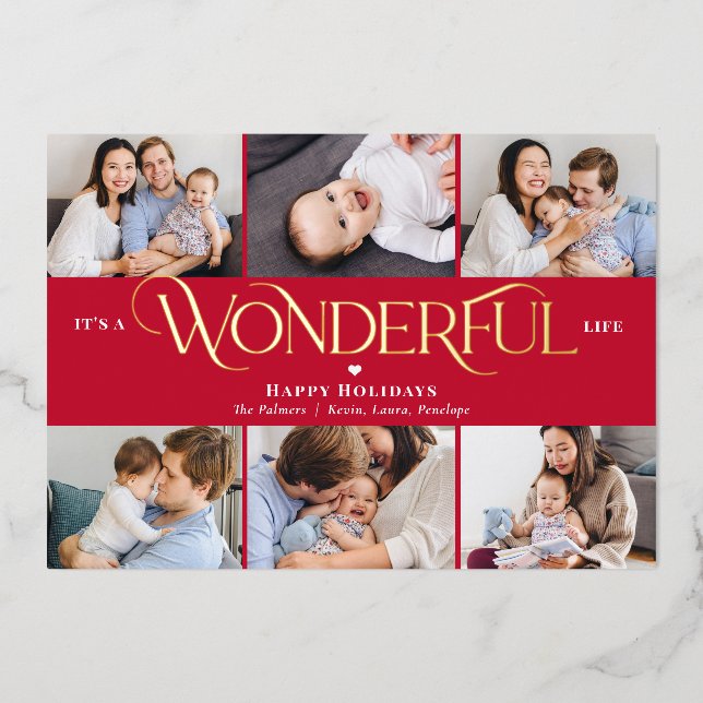 Tarjeta de Navidad de tarjetas de vacaciones de Re (Anverso)